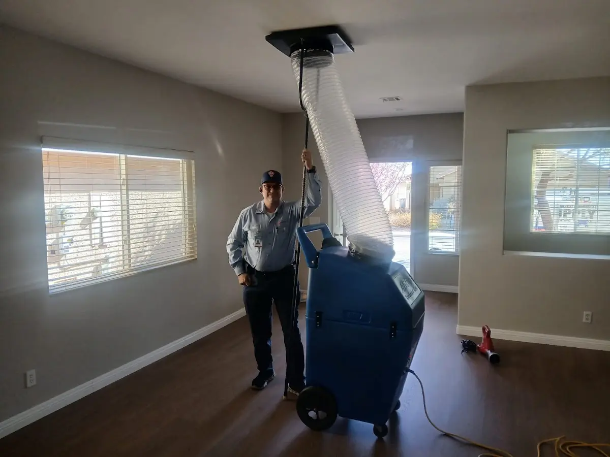 Professional Dryer Vent Cleaning work inside a White City home